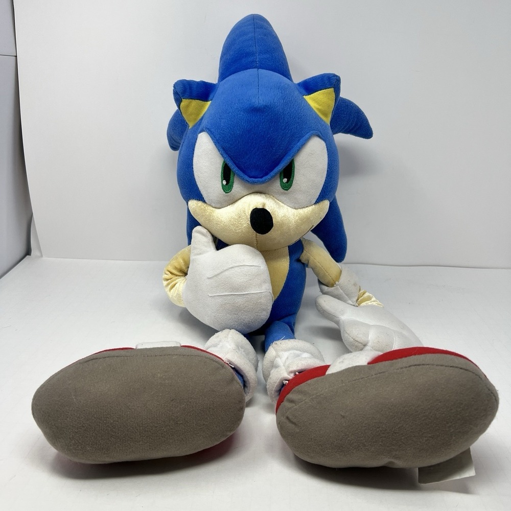 Sonic the Hedgehog Plush 22 Inch SEGA Large Blue Stuffed‎ Animal Toy Collectible